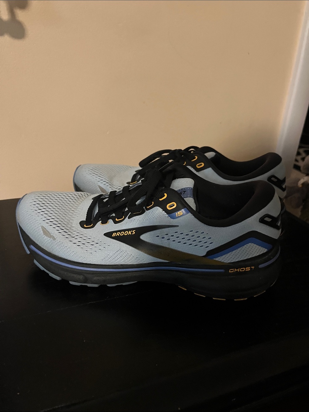 Brooks Ghost Men's Running Shoes - Light Blue/Black